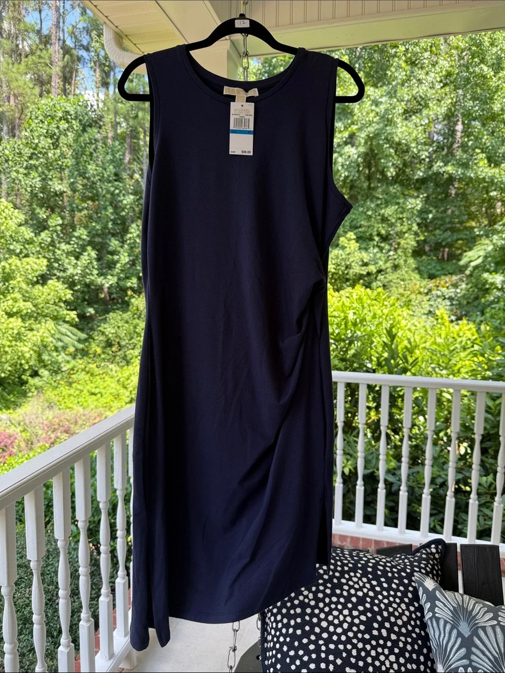 Michael Kors Sleeveless Navy Shift Dress - XL - NWT